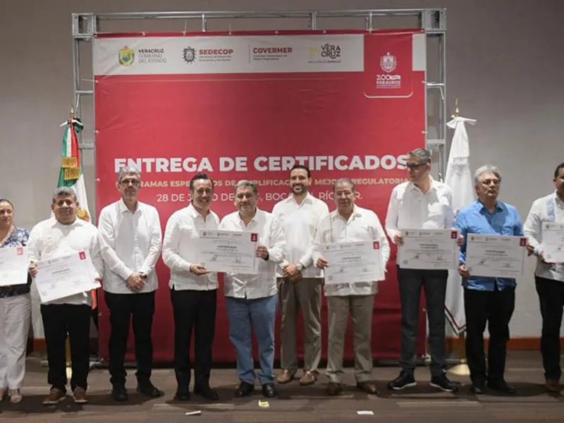 Coatzacoalcos recibe certificado de mejora regulatoria: impulso a la competitividad y eficiencia