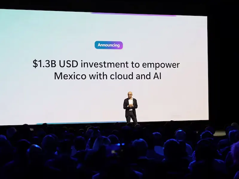 Microsoft invierte $1,300 millones en México para acelerar la IA y la nube