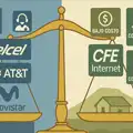 CFE vs Telcel, AT&T y Movistar en 2025: ¿quién ofrece mejor servicio?