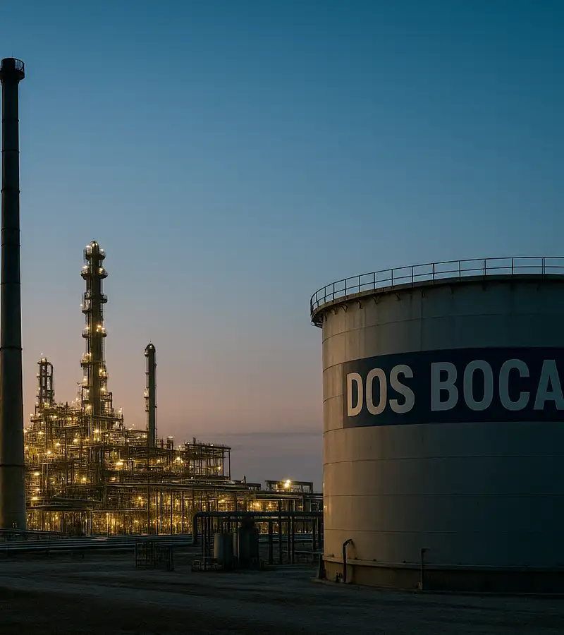 Olmeca (Dos Bocas): cronología técnica y realidad operativa