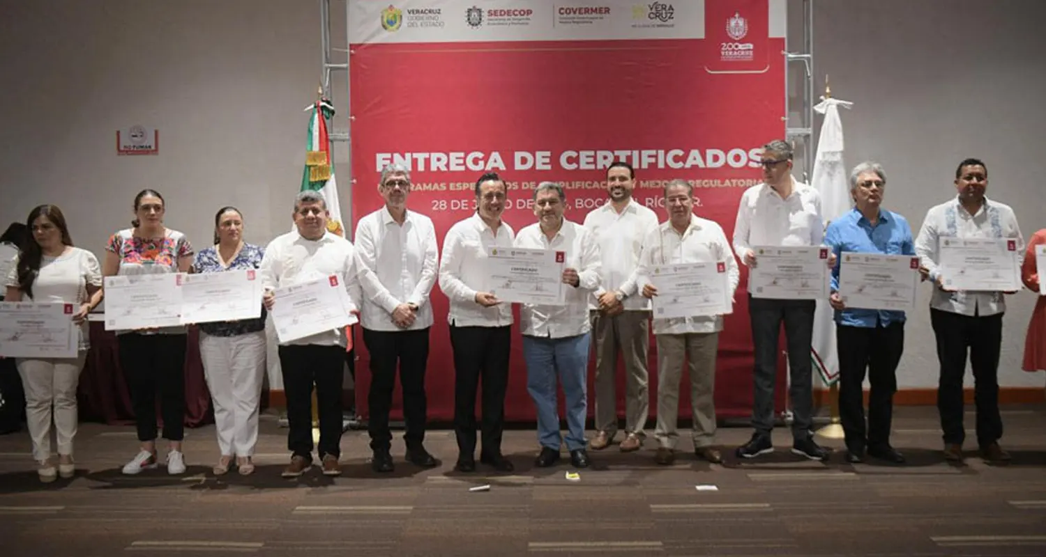 Coatzacoalcos recibe certificado de mejora regulatoria: impulso a la competitividad y eficiencia