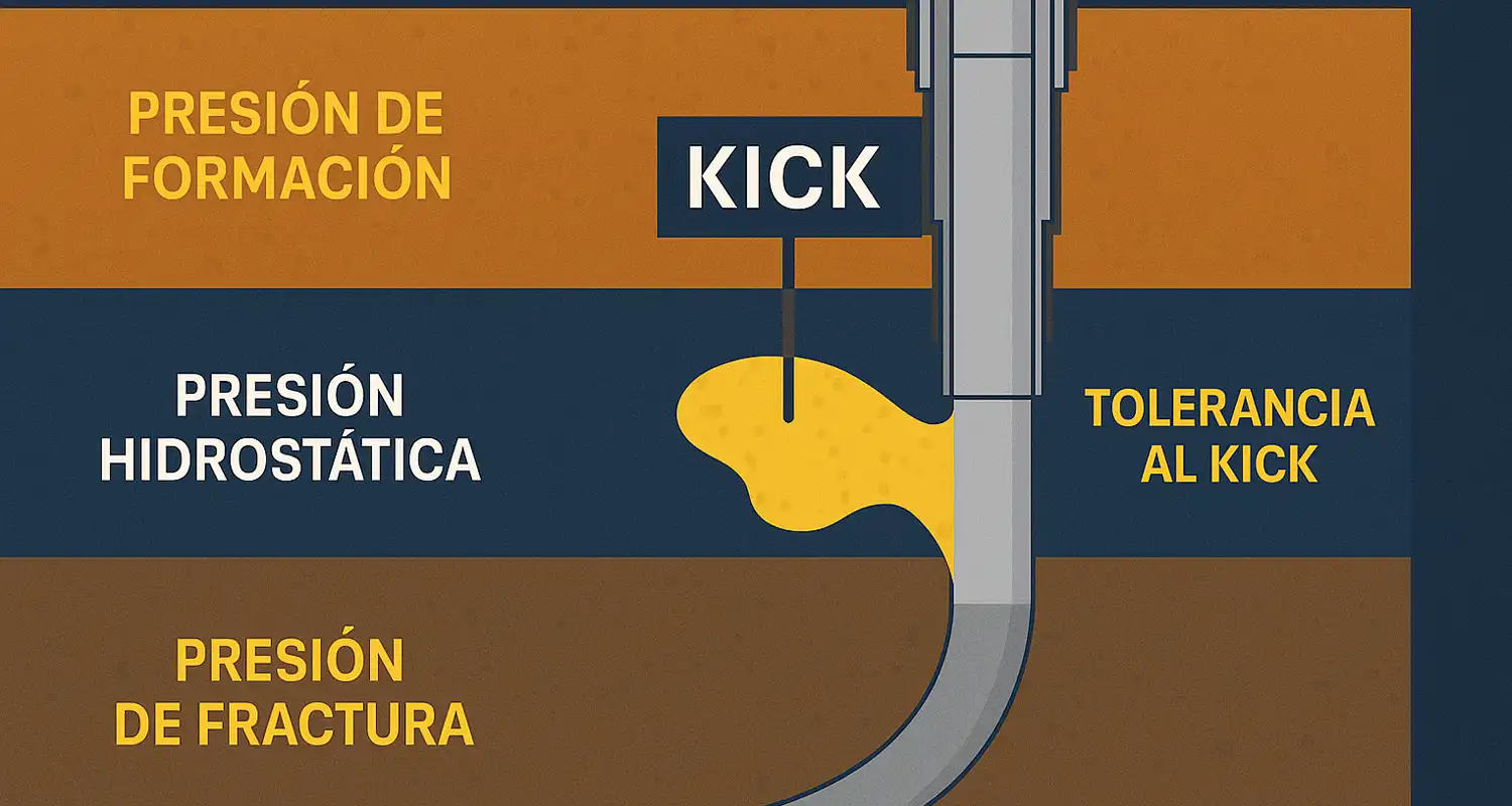 Kick Tolerance en Perforación Petrolera: cálculo, prevención y aplicación crítica