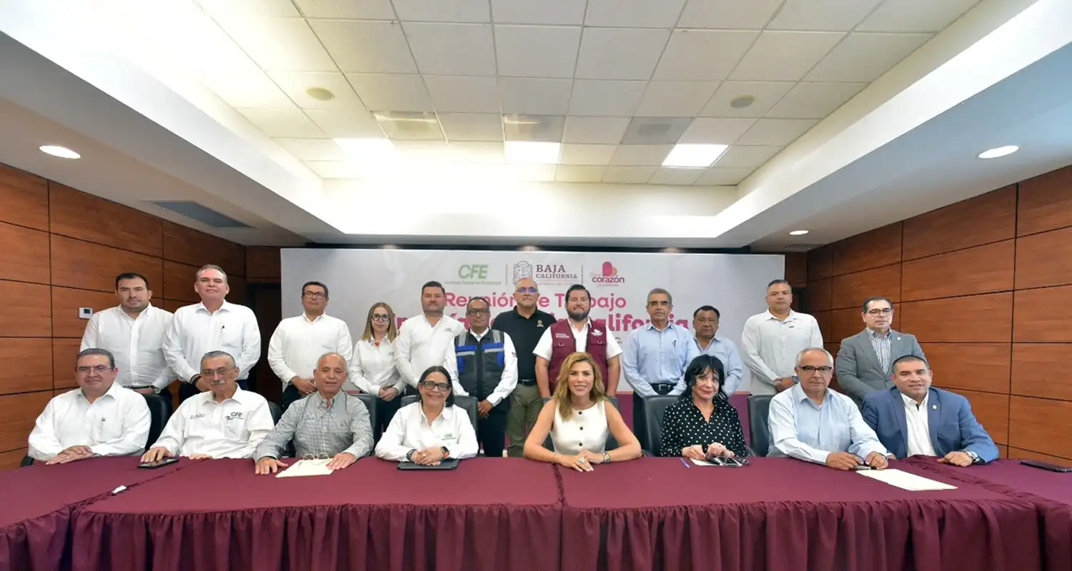CFE y Gobierno de Baja California refuerzan red eléctrica ante alta demanda