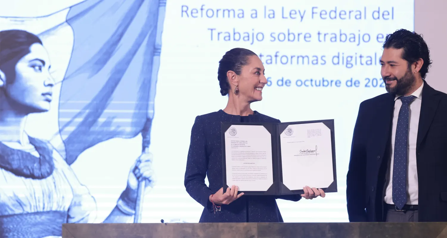 México Lidera la Protección de Trabajadores de Plataformas Digitales con Nueva Reforma Laboral