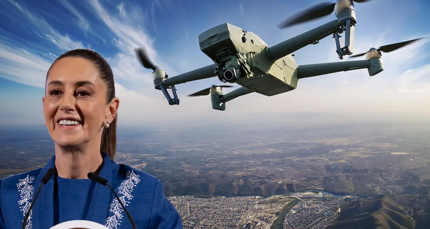 Sheinbaum defiende vuelos de drones de EU: No hay espionaje
