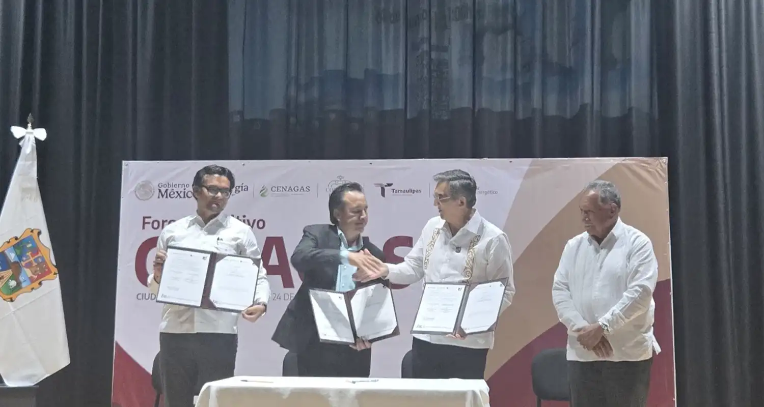 Cenagas impulsa a Tamaulipas con inversión de 12 800 mdp en gas natural