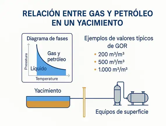 ¿Qué es el GOR? Ratio Gas-Petróleo y su importancia en el diseño de yacimientos