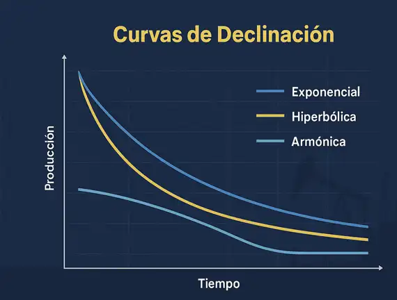 Decline Curve Analysis en ingeniería de producción: métodos, fórmulas y aplicaciones prácticas