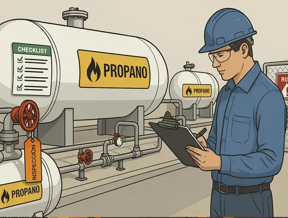 Checklist obligatorio de seguridad antes de operar plantas de Gas L.P. según la NOM-018-ASEA-2023