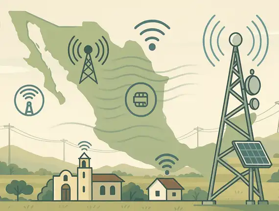 Infraestructura y cobertura de CFE Internet 2025: torres, fibra y puntos Wi-Fi