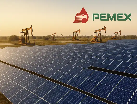 Energía solar y eólica: El boom en tierras PEMEX que está transformando pozos en parques renovables