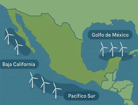 ¿Por qué México tiene un alto potencial para la energía eólica marina?