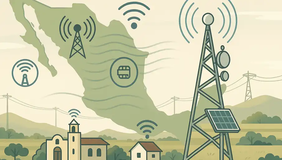 CFE Internet 2026: cobertura real, 3,824 torres, 27,284 km de fibra y 108,607 Wi‑Fi gratuitos