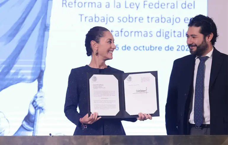 México Lidera la Protección de Trabajadores de Plataformas Digitales con Nueva Reforma Laboral