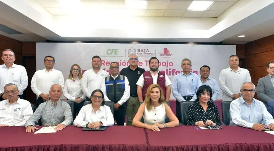 CFE y Gobierno de Baja California refuerzan red eléctrica ante alta demanda