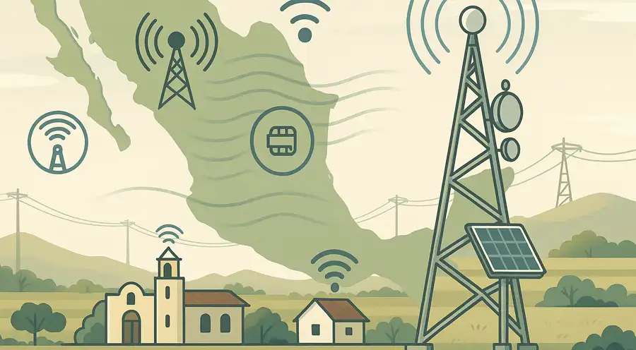 Infraestructura y cobertura de CFE Internet 2025: torres, fibra y puntos Wi-Fi