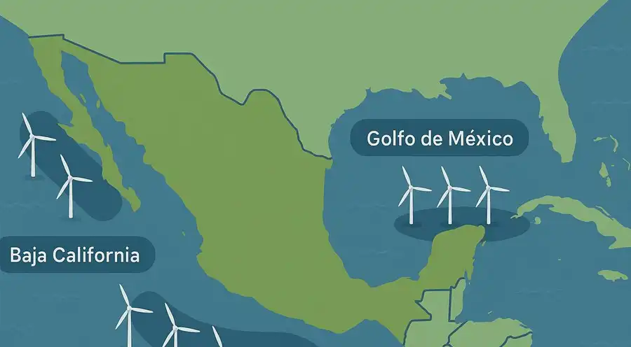 ¿Por qué México tiene un alto potencial para la energía eólica marina?