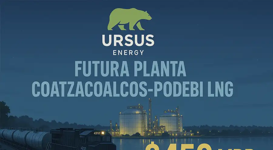 URSUS Energy lanza proyecto GNL Coatzacoalcos de 450 MDD