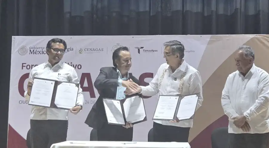 Cenagas impulsa a Tamaulipas con inversión de 12 800 mdp en gas natural