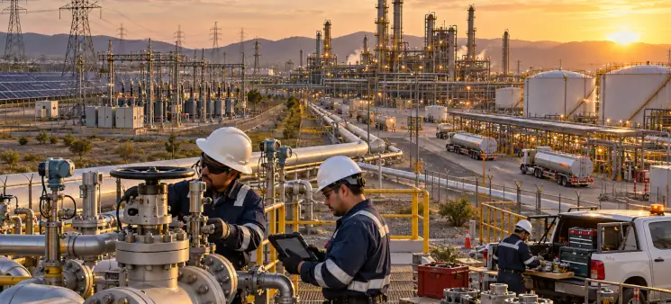 La cadena invisible de proveedores que sostiene petróleo, gas, electricidad y combustibles