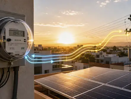 ¿La CFE te paga por la energía solar que no usas? Qué pasa con tu excedente eléctrico en México