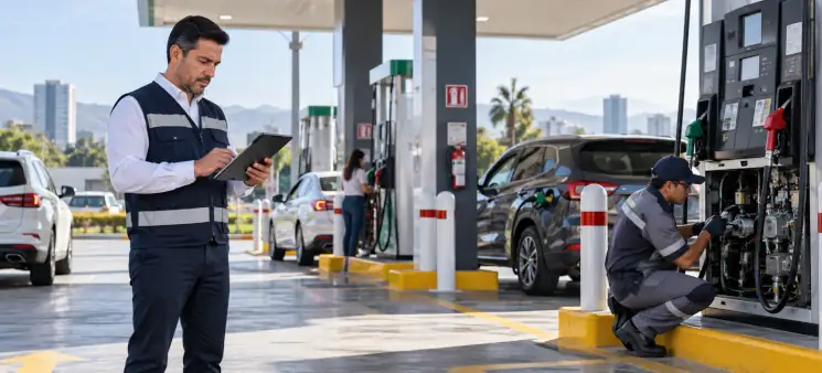 Qué necesita una gasolinera para reducir riesgos de multas: checklist de proveedores, controles y evidencias