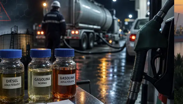 Combustible adulterado en México: el riesgo oculto del huachicol fiscal para consumidores