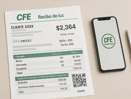 Tarifa DAC CFE: guía de hoy y cómo salir en 90 días