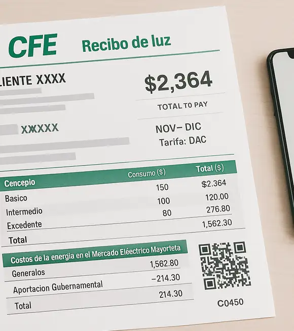 Nuevo medidor CFE: cómo leerlo paso a paso y revisar tu consumo real