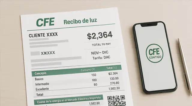 Tarifa DAC CFE: guía de hoy y cómo salir en 90 días