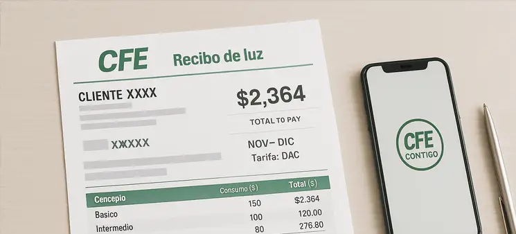 Tarifas CFE Mayo 2026: precios actualizados, subsidio de verano, DAC y costo real del kWh