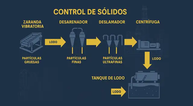 Control de sólidos en lodos de perforación: qué es, cómo se calcula y recomendaciones operativas