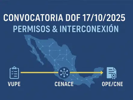 Convocatoria extraordinaria para permisos y estudios de interconexión