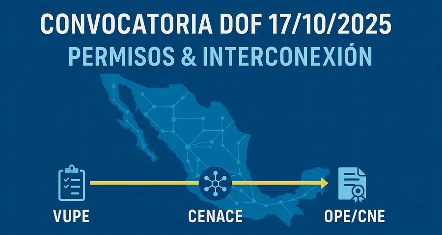 Convocatoria extraordinaria para permisos y estudios de interconexión