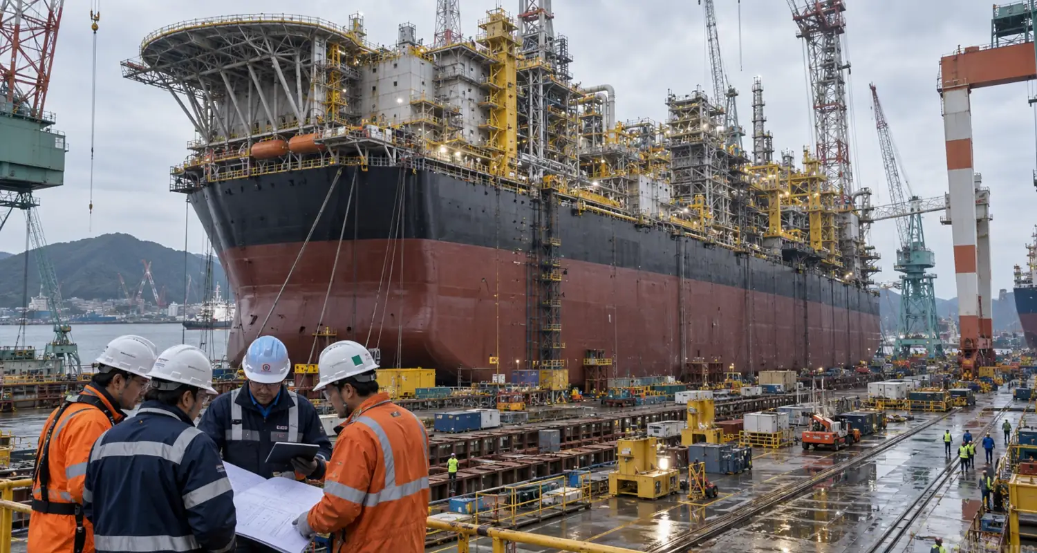 Avanza construcción de la FPU Tláloc en Corea del Sur para Trion
