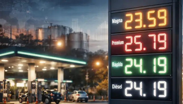 El precio visible, la estructura invisible: cómo se forma el precio de la gasolina en México