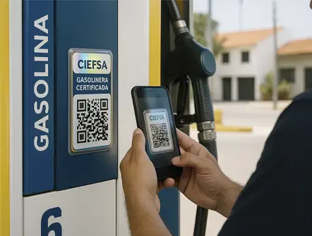 Gasolineras CIEFSA certificadas: mapa, cobertura y cómo leer el QR