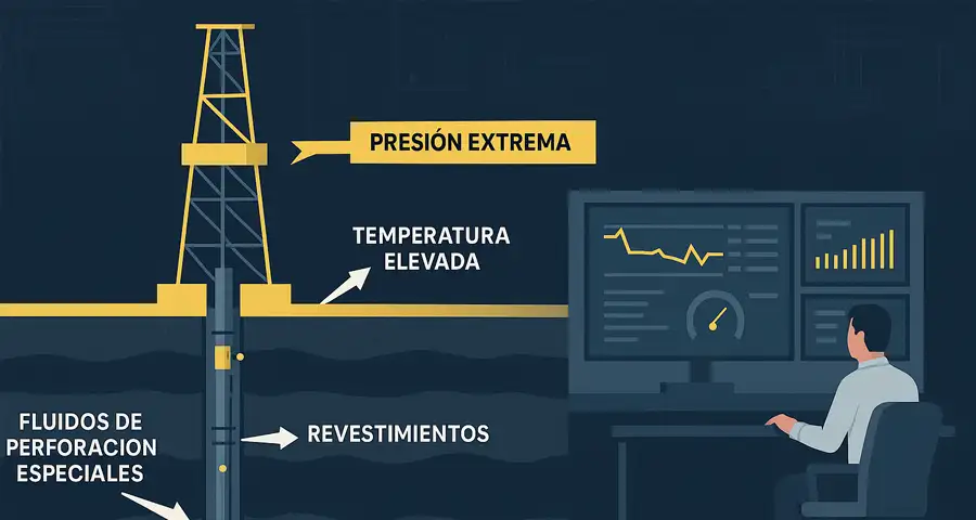 Gestión de Pozos HPHT: retos, tecnologías y estrategias en la industria petrolera