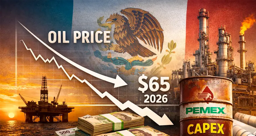 Goldman recorta previsión de precios del petróleo para 2026: qué implica para Pemex y las finanzas energéticas de México