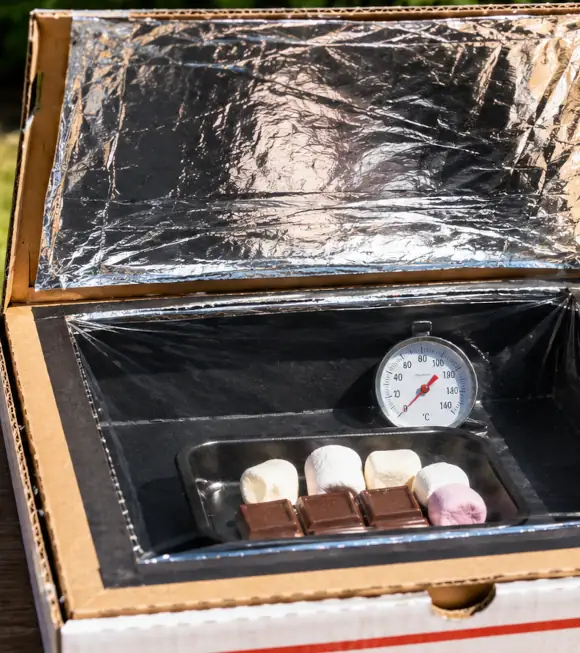 Cómo hacer un horno solar con cartón y papel aluminio