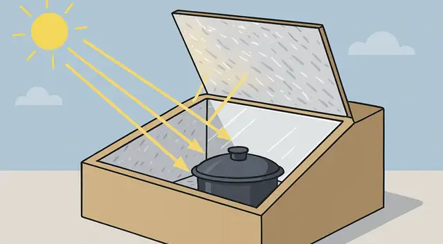 Horno solar con cartón y papel aluminio: guía práctica para estudiantes