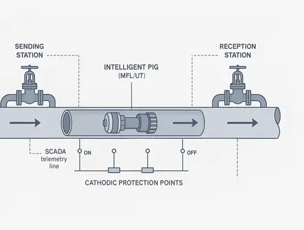 Integridad de ductos 2025: del pig inteligente al SCADA (ILI+CP+Riesgo) con matriz editable y checklist