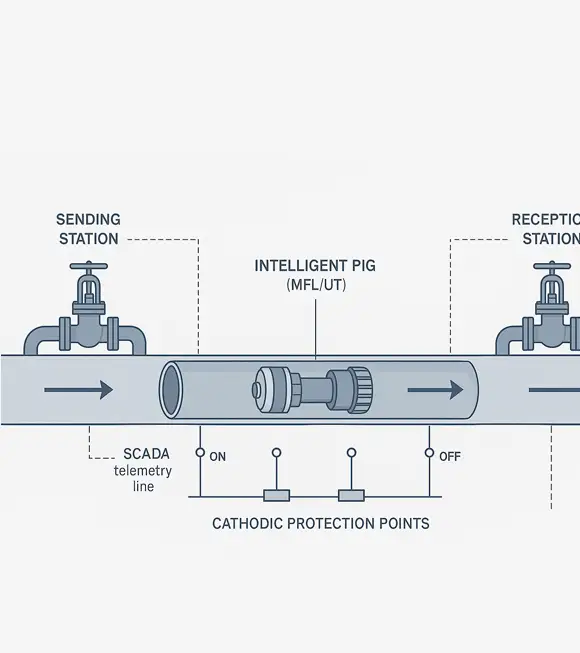 Integridad de ductos 2025: del pig inteligente al SCADA (ILI+CP+Riesgo) con matriz editable y checklist