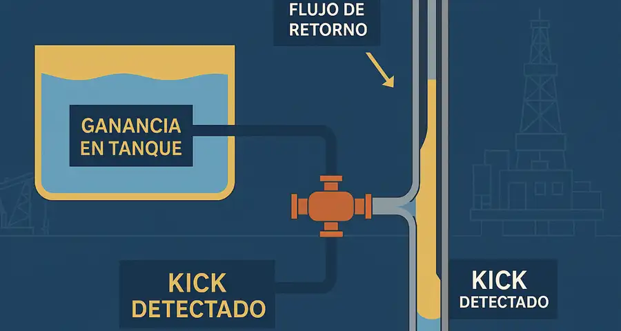Kick Detection en perforación: cómo detectar un kick a tiempo y evitar blowouts