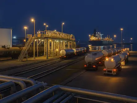 Logística 360°: ductos, TAR, autotanques, ferrocarril y cabotaje