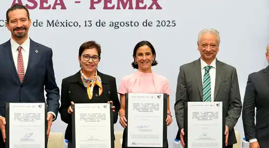 Pemex y ASEA firman pacto por energía limpia