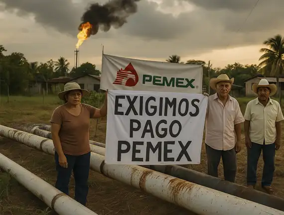Exigen a Pemex saldar deuda en Cunduacán