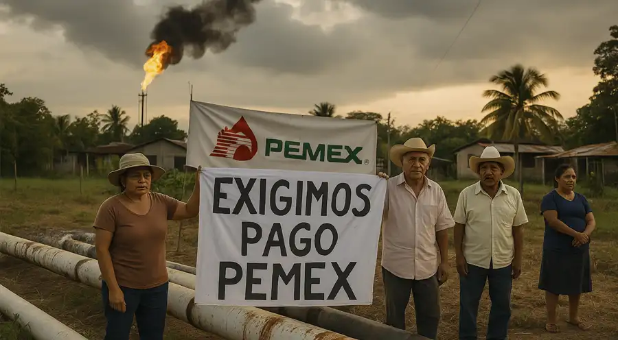 Exigen a Pemex saldar deuda en Cunduacán