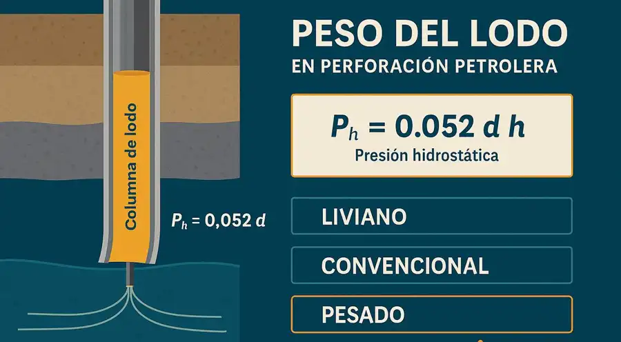Peso del lodo (Mud Weight): la clave para perforar con seguridad y precisión