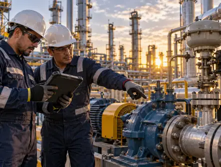 Proveedores para refinerías: bombas, válvulas, sensores, mantenimiento y paros de planta